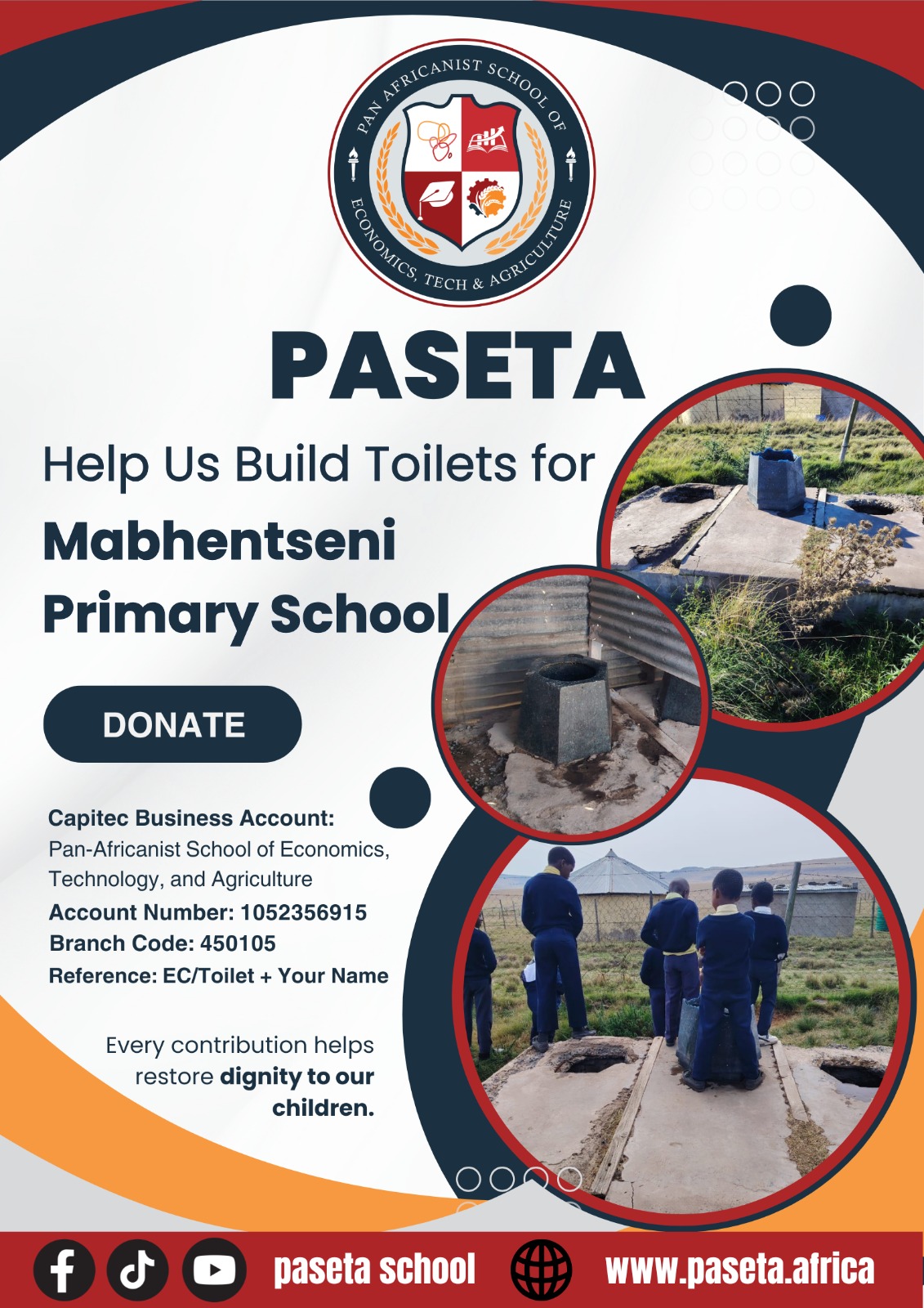 Help Us Build Toilets for Mabhentseni Primary School